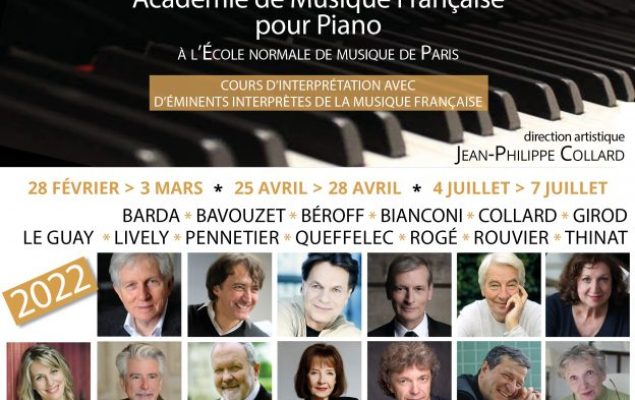 L’Académie de musique française pour piano à l’École normale de musique de Paris