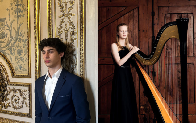 Concert de midi et demi avec Victor Kruel, piano & Caroline Nobst, harpe