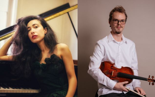 Nino Modebadze, piano & Hugo Chavane, violon | Schumann, Brahms