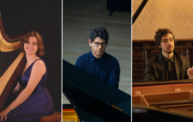 Pauline ELKAIM, harpe – Arthur DANTE, piano – Daniel STRASBERG, piano  