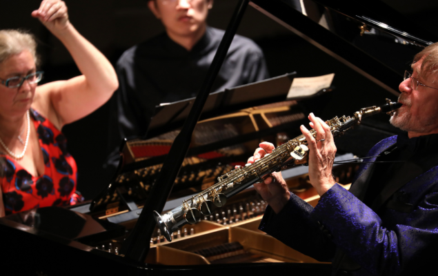Claude & Odile Delangle – Saxophone et  piano | Bach, Decrück, Jolas, Solbiati, Bernstein